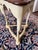 Mid 20th Century VTG French Provincial Triangular End Table Painted Side Table For Sale - Image 5 of 9