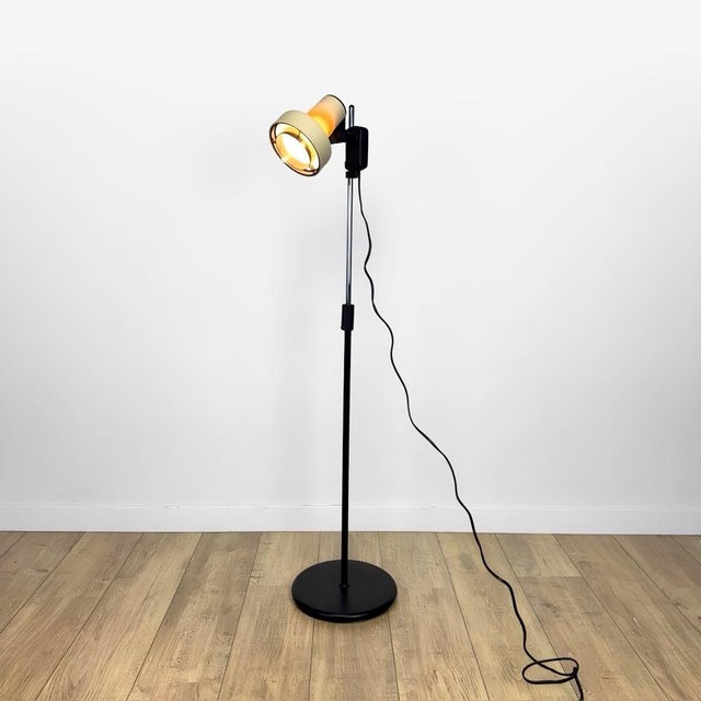 Adjustable Beige Spotlight Floor Lamp, 1970s For Sale - Image 3 of 12