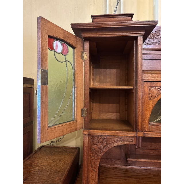 1900 - 1909 1900-1909 Art Nouveau Buffet For Sale - Image 5 of 6