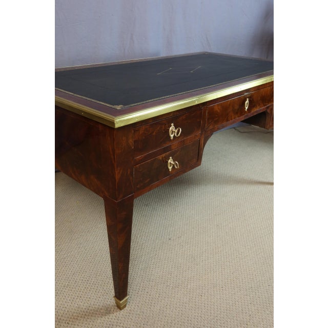 Executive Desk in Mahogany For Sale - Image 9 of 13