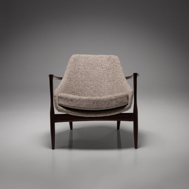 Wood D200 Lounge Chair and D200s Sofa by Ib Kofod-Larsen for Laauser, 1950s, Set of 2 For Sale - Image 7 of 18