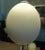 Contemporary 3 Ostrich Egg & Chrome Lamp For Sale - Image 3 of 7