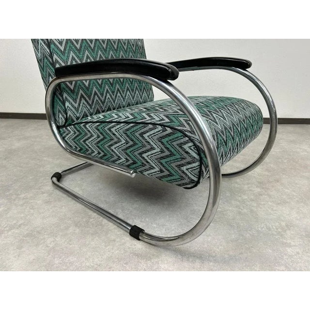 Tubular Steel Chair from Tubax, 1960s For Sale - Image 4 of 10