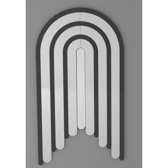 Oval Full lenght mirror with black wood frame Care Instructions: Dust with a cloth Assembly Required? No