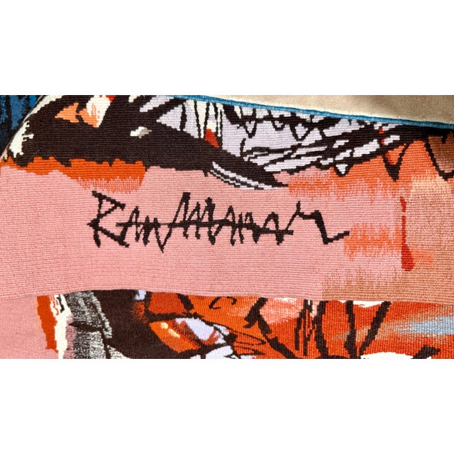 Abraham Rattner, Abraham Rattner Large Expressionist Hand Woven Israeli Aubusson Wool Tapestry, c.1950's For Sale - Image 13 of 13