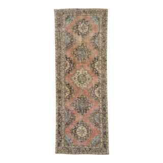 Turkish Vintage Rug 4'4" x 12'1" #21409 For Sale