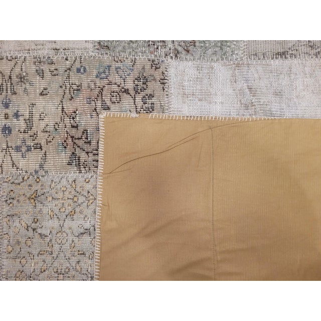 Brown Vintage Turkish Rug from Mohebban Milano For Sale - Image 8 of 10