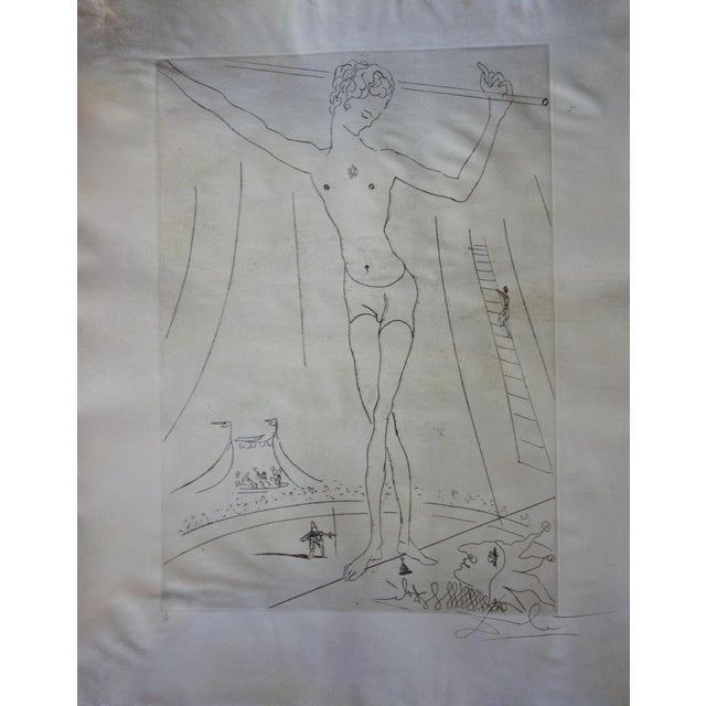 Salvador Dali, L'équilibriste, Etching For Sale - Image 7 of 7