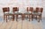 Wood Art Deco Dining Set in Beech and Spruce, 1920s, Set of 5 For Sale - Image 7 of 10