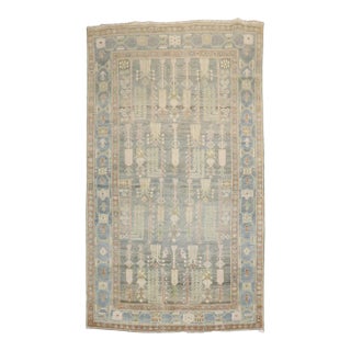 Zabihi Collection Weeping Willow Tree Antique Persian Malayer Rug - 4'11" x 8'5" For Sale