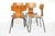 Mid-Century Modern 3103 Hammer Chairs in Teak by Arne Jacobsen for Fritz Hansen, 1960s, Set of 4 For Sale - Image 3 of 13