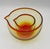 Viking Glass Company 1960s Vintage Blown Glass Amberina Nesting Measuring Bowls - A Pair For Sale - Image 4 of 8