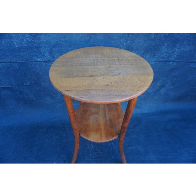 Thonet Early 20th Century Thonet Two-Tier Bentwood Side Table For Sale - Image 4 of 8