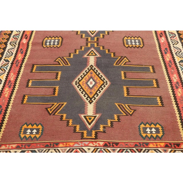 Vintage Turkish Kilim Rug - 05'06 X 10'00 For Sale - Image 4 of 9