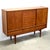 1950s 1950s Danish Teak Tall Sideboard / Highboard With Inlaid Veneer Design For Sale - Image 5 of 17