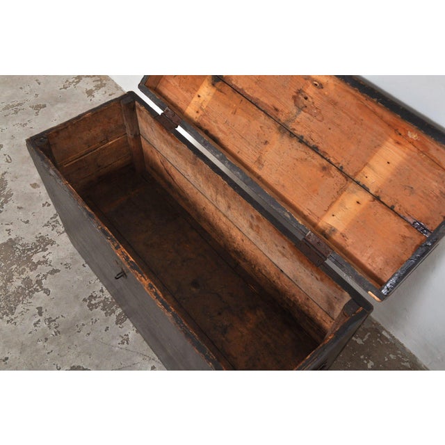 Antique Pine Chest with Drawer, 1870s For Sale - Image 11 of 13