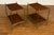 Wood Pair of Two Tiered Brass and Wood End Tables by Leighton Hall - Showroom Samples For Sale - Image 7 of 17