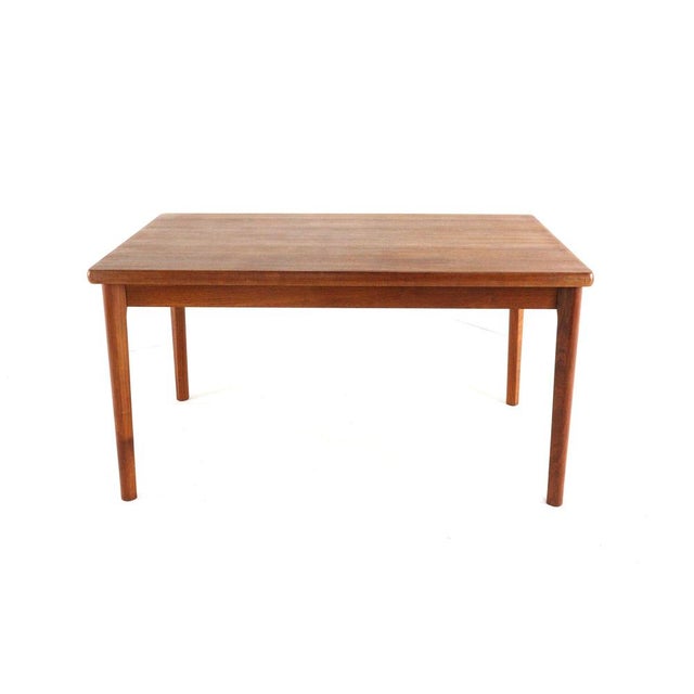 Large Rectangular Extendable Dining Table by Henning Kjaernulf for Vejle For Sale - Image 16 of 16