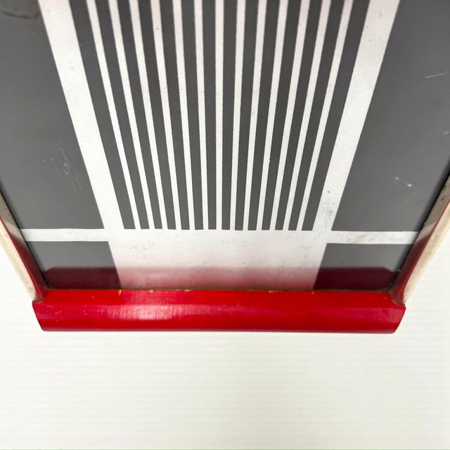 Black Vintage European Space Age Serving Tray, 1970s For Sale - Image 8 of 16