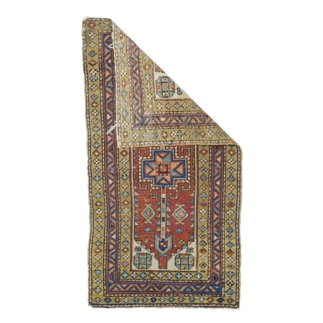 Antique Heriz Rug 2'2'' x 4' For Sale - Image 4 of 11
