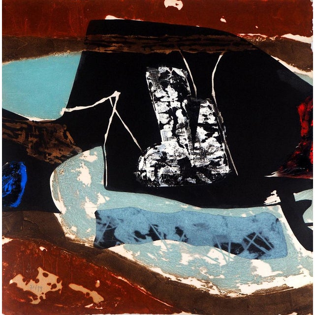 Lionel, Abstract Composition, Etching For Sale - Image 8 of 8