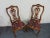 Rococo Italian Rococo Style Carved Walnut Side Chairs - a Pair For Sale - Image 3 of 8