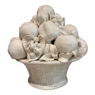 Italian White Fruit Topiary For Sale