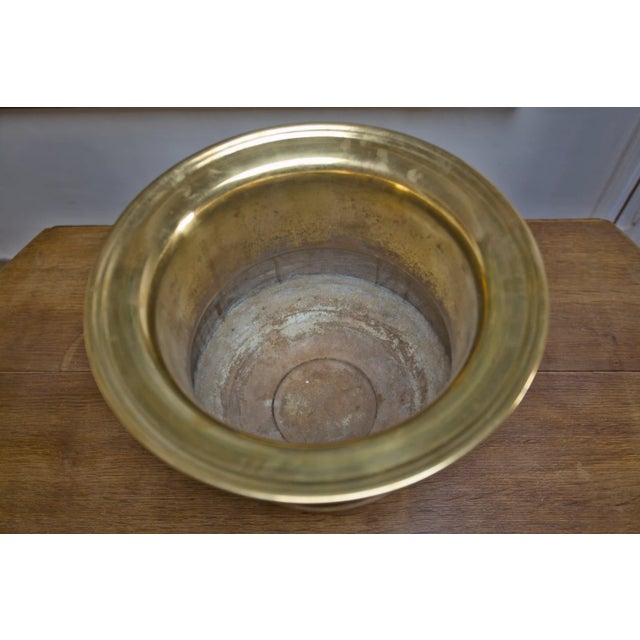 2000 - 2009 Brass Magnum Champagne Cooler For Sale - Image 5 of 7