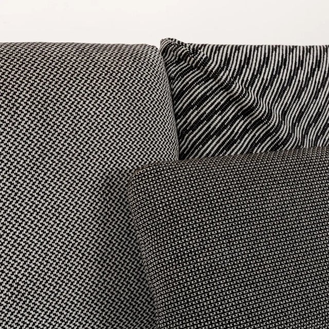 Modern Nuvola Fabric Lounger in Grey from Rolf Benz For Sale - Image 3 of 10