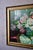 Wood Floral Still Life, Early 20th Century, Chromolithograph on Canvas, Framed For Sale - Image 7 of 9