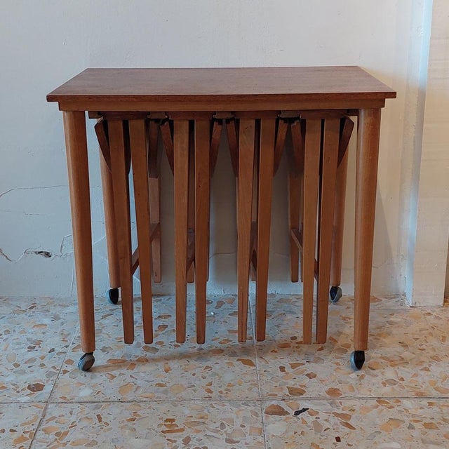 Coffee Tables attributed to Bertha Schaefer, 1960s, Set of 5 For Sale - Image 6 of 11