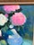 Elio Camacho Floral Bouquet Still Life Oil Painting, Signed For Sale - Image 9 of 12
