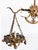 Gold Mid 20th Century Italian Gilt Floral Tole Hanging Scales of Justice Chandelier For Sale - Image 8 of 8