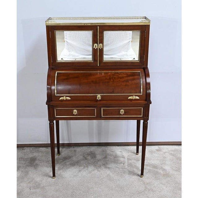 Small Louis XVI Cylinder Secretary For Sale - Image 18 of 18