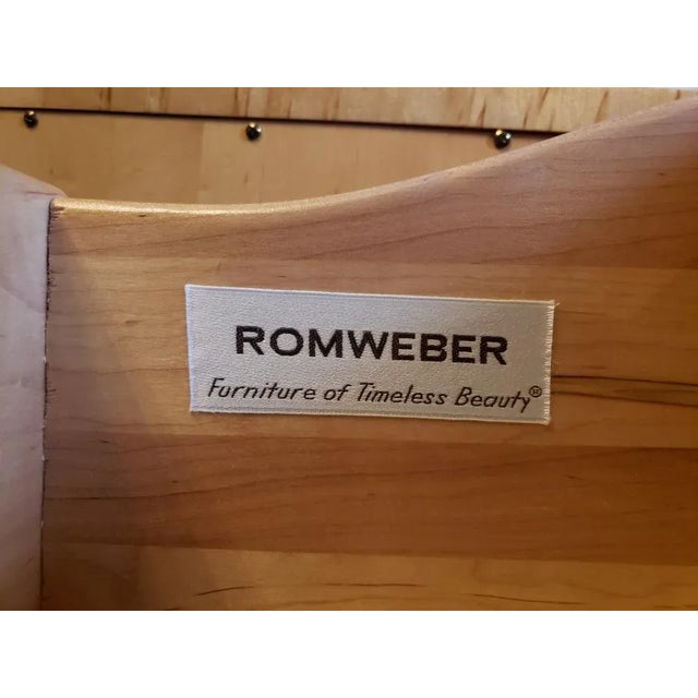 1970s Burl Wood & Mirrored Buffet Cabinet by Romweber For Sale - Image 5 of 10