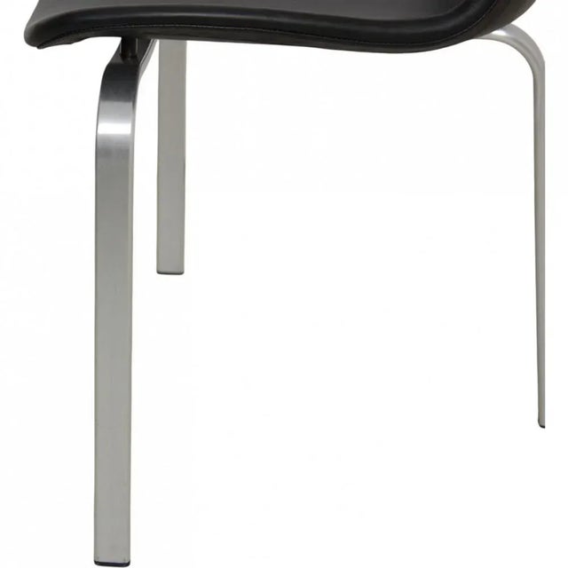 PK-8 Chair in Black Nevada Leather by Poul Kjærholm, 1990s For Sale - Image 10 of 14