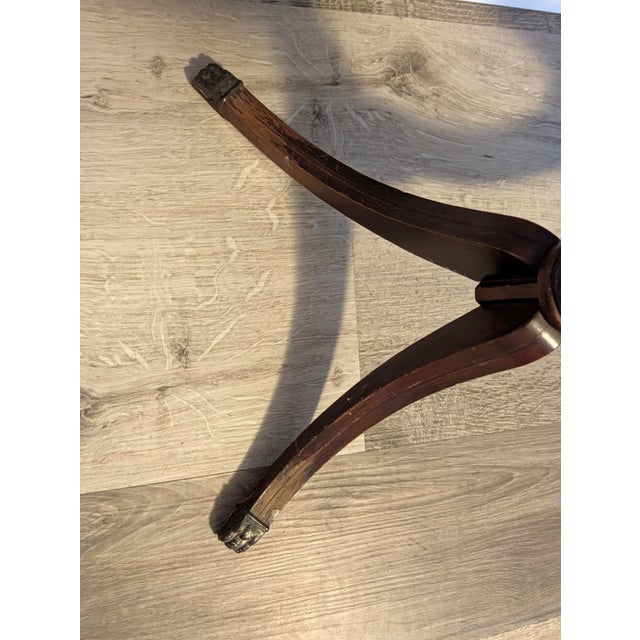 Vintage Mersman Mahogany 3 Tied Table Beautiful For Sale - Image 12 of 13