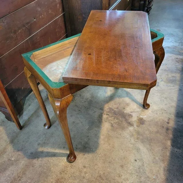 19th Century English Walnut Lift Top Game Table Chairish