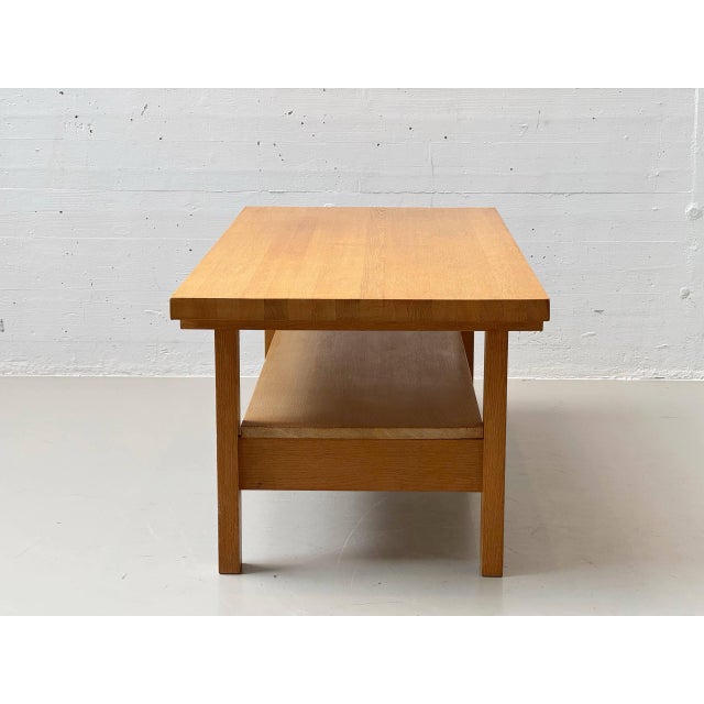Wood Mid-Century Scandinavian Oak Coffee Table, 1970s For Sale - Image 7 of 17