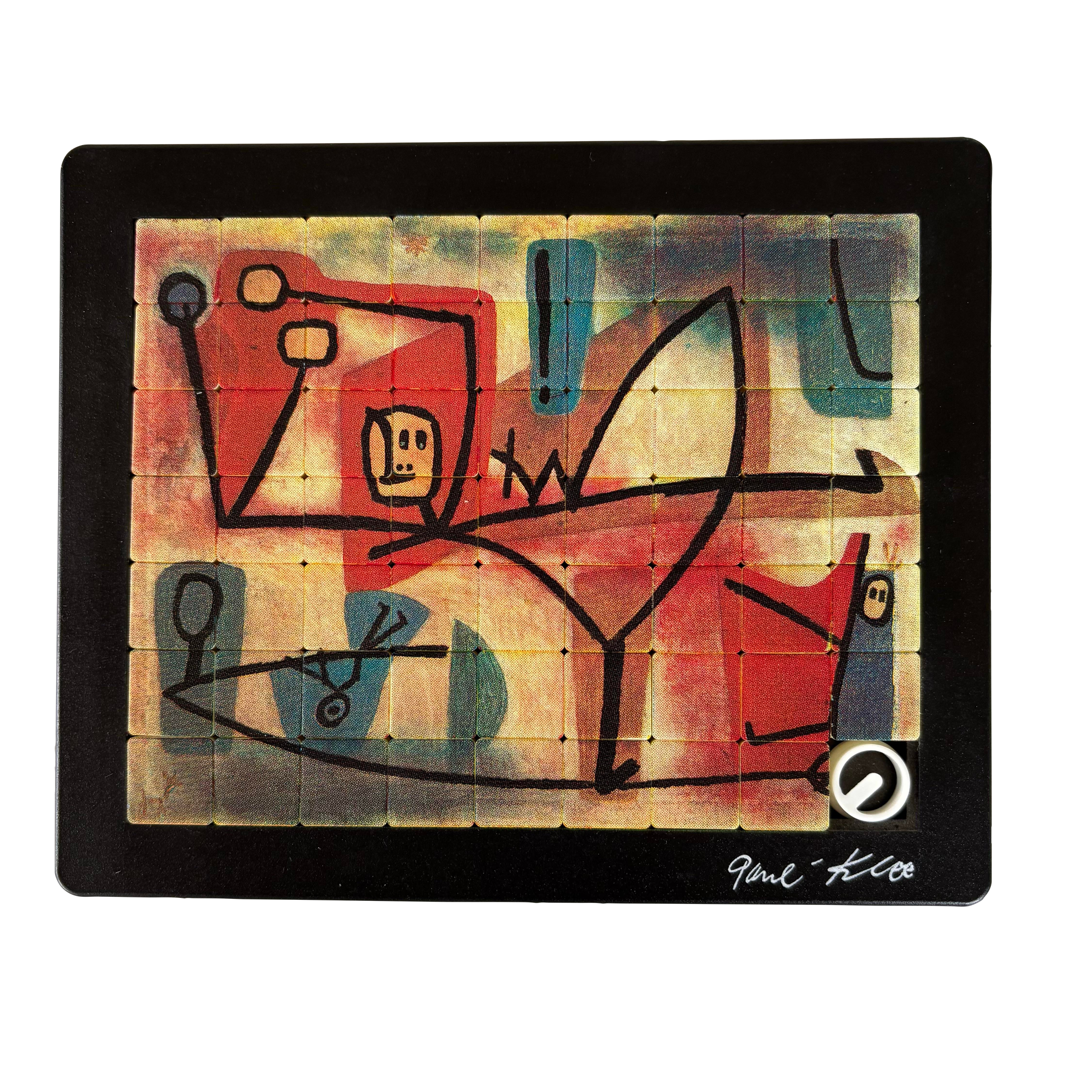 PAUL KLEE、VATER UND SHON、海外版超希少レゾネ Paul Klee Slide Puzzle Made in Germany 1994 by Pussycat | Chairish