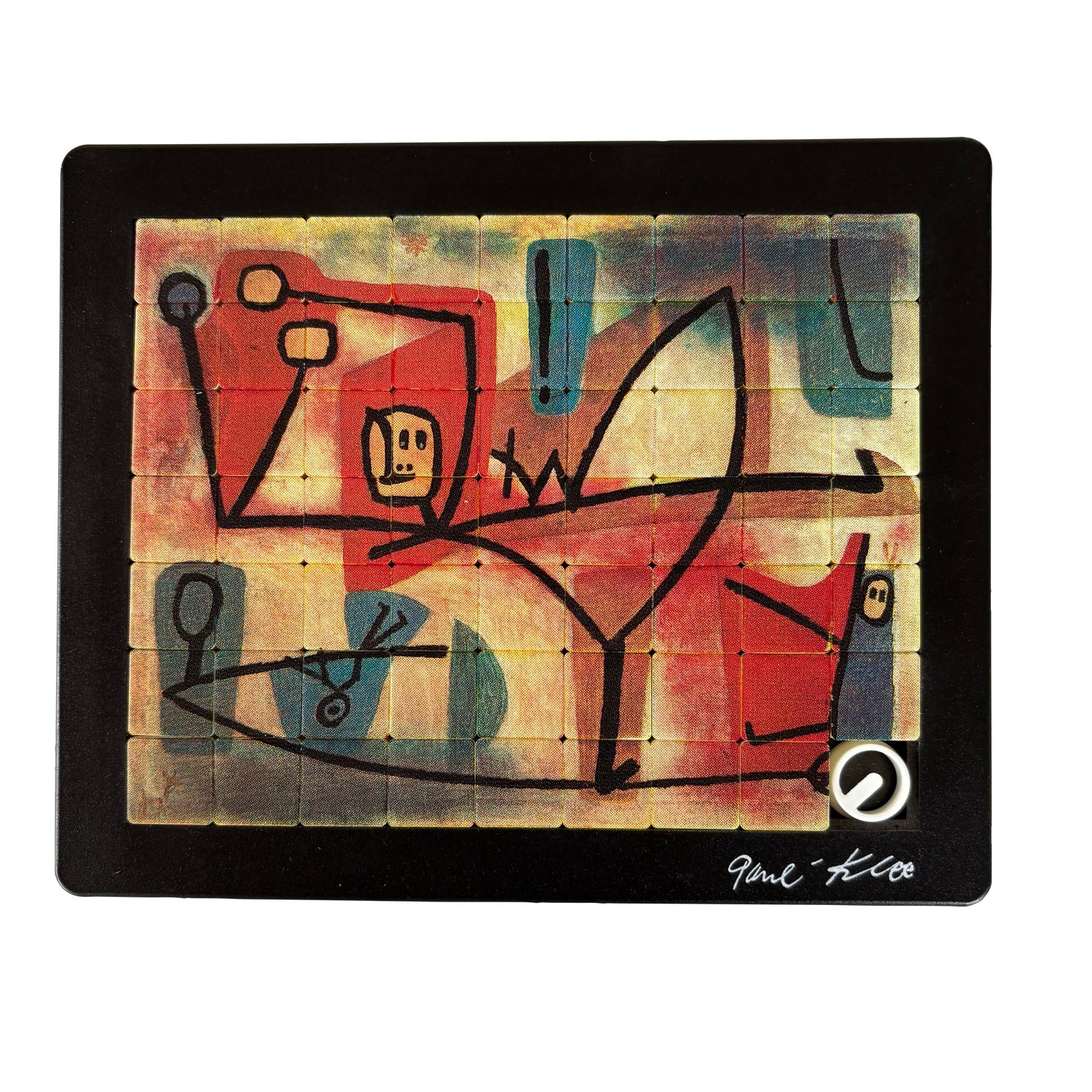 Paul Klee、DER KUNFTIGE、海外版超希少レゾネ Paul Klee Slide Puzzle Made in Germany 1994 by Pussycat | Chairish