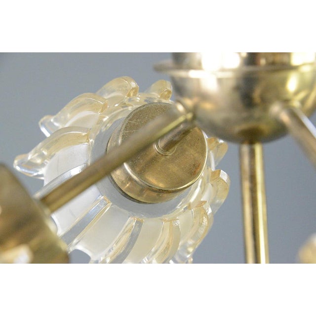 Mid-Century Chandelier by Leclaire & Schäfer, 1960s For Sale - Image 10 of 11