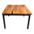 Artisan Made Live Edge Modern Dining Table For Sale