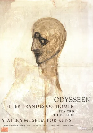 2003 Peter Brandes 'OG Homer' Denmark Offset Lithograph