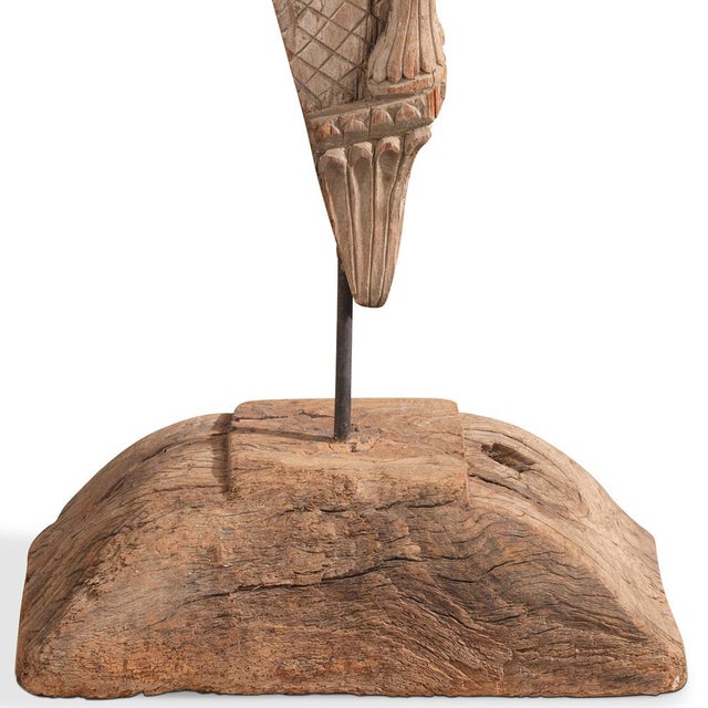 Vintage Indian Yali Carving, 1940s For Sale - Image 3 of 6