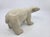 Ivory Art Deco Polar Bear Model in Crackled Ceramic by L&V Ceram, 1920s For Sale - Image 8 of 12