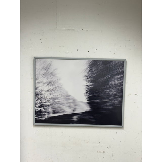 Design Plus Gallery presents a Framed Photograph of what is Titled Tree Line. The abstract black and white print has a...