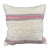 Turkish Hemp Pillow Cushion Natural Beige Pink Pillow Cushion Cover 24"x24" For Sale