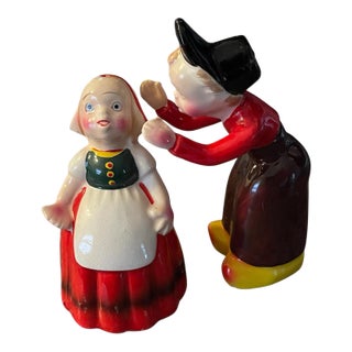Vintage Mid-Century Modern "Dutch Secret" Salt and Pepper Shakers - a Pair For Sale