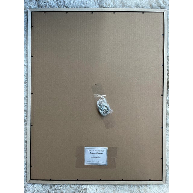 Abstract Expressionism Contemporary Abstract Face Black and White Painting by Peter Keil, Framed For Sale - Image 3 of 4